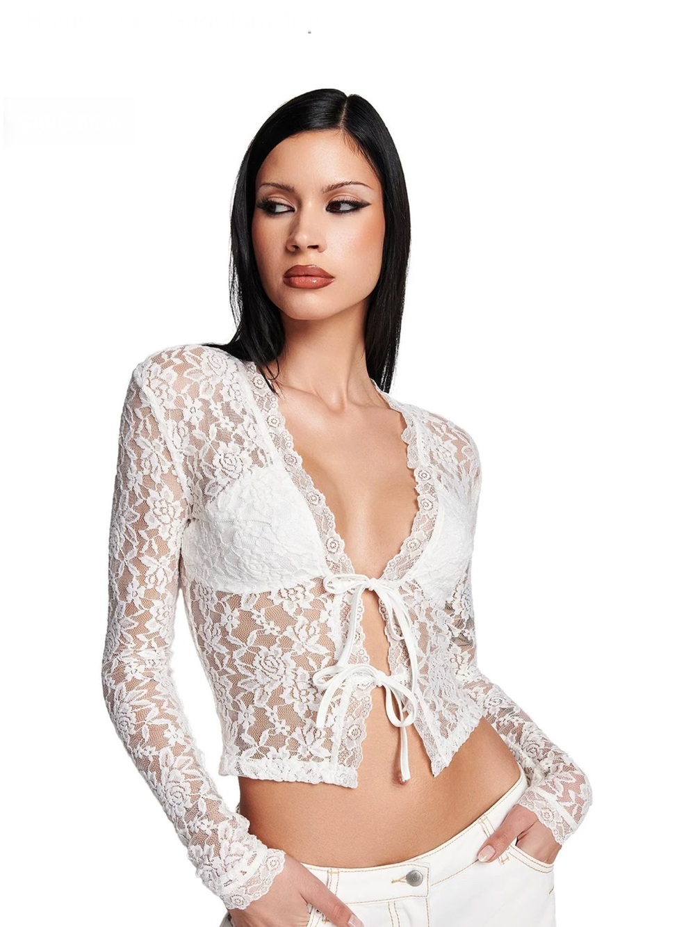 I.AM.GIA White Sapphira top